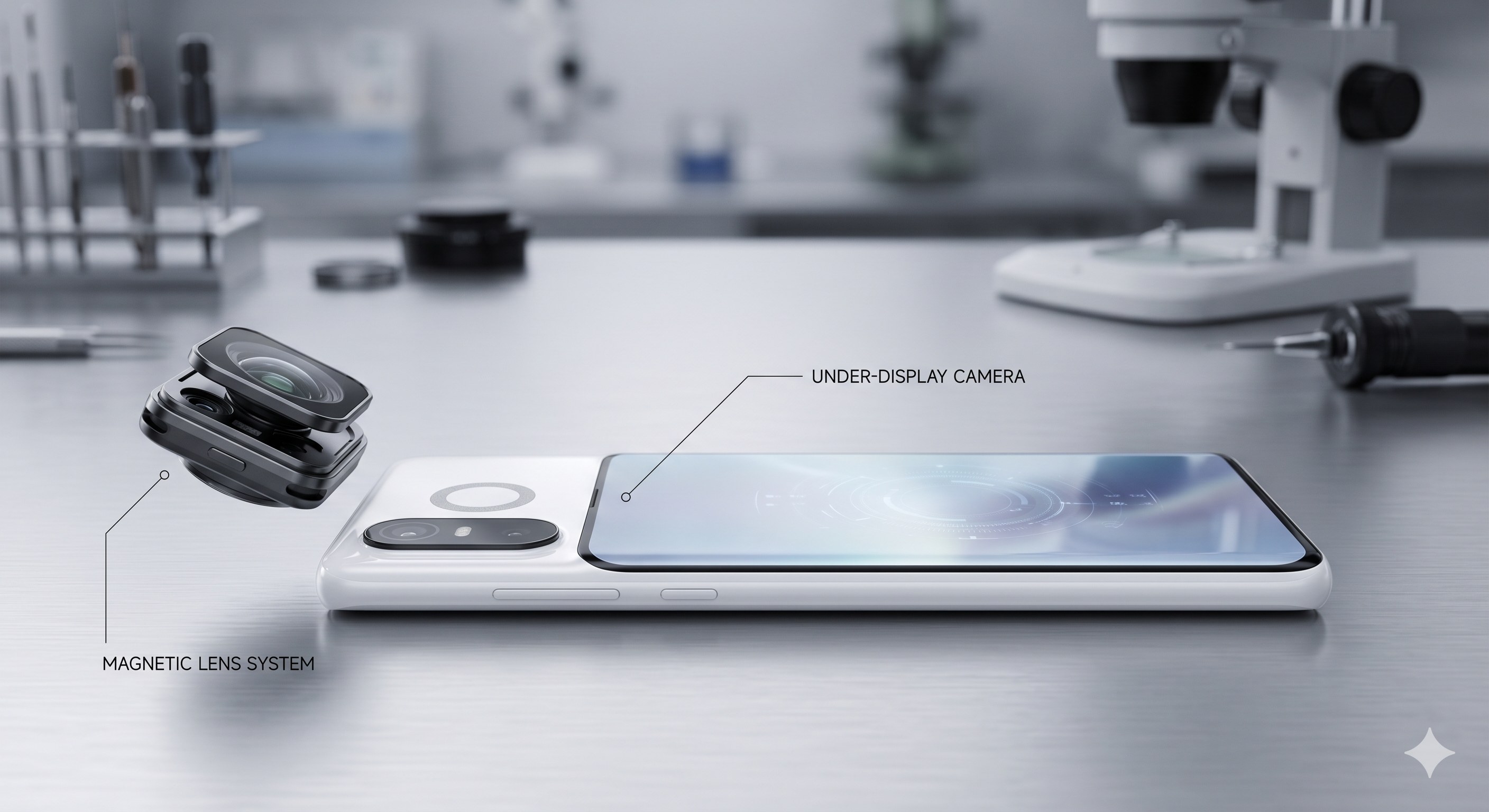 Xiaomi's MIX line might return — Mix 5 leak points to under-display camera and a 'magnetic lens' camera add-on
