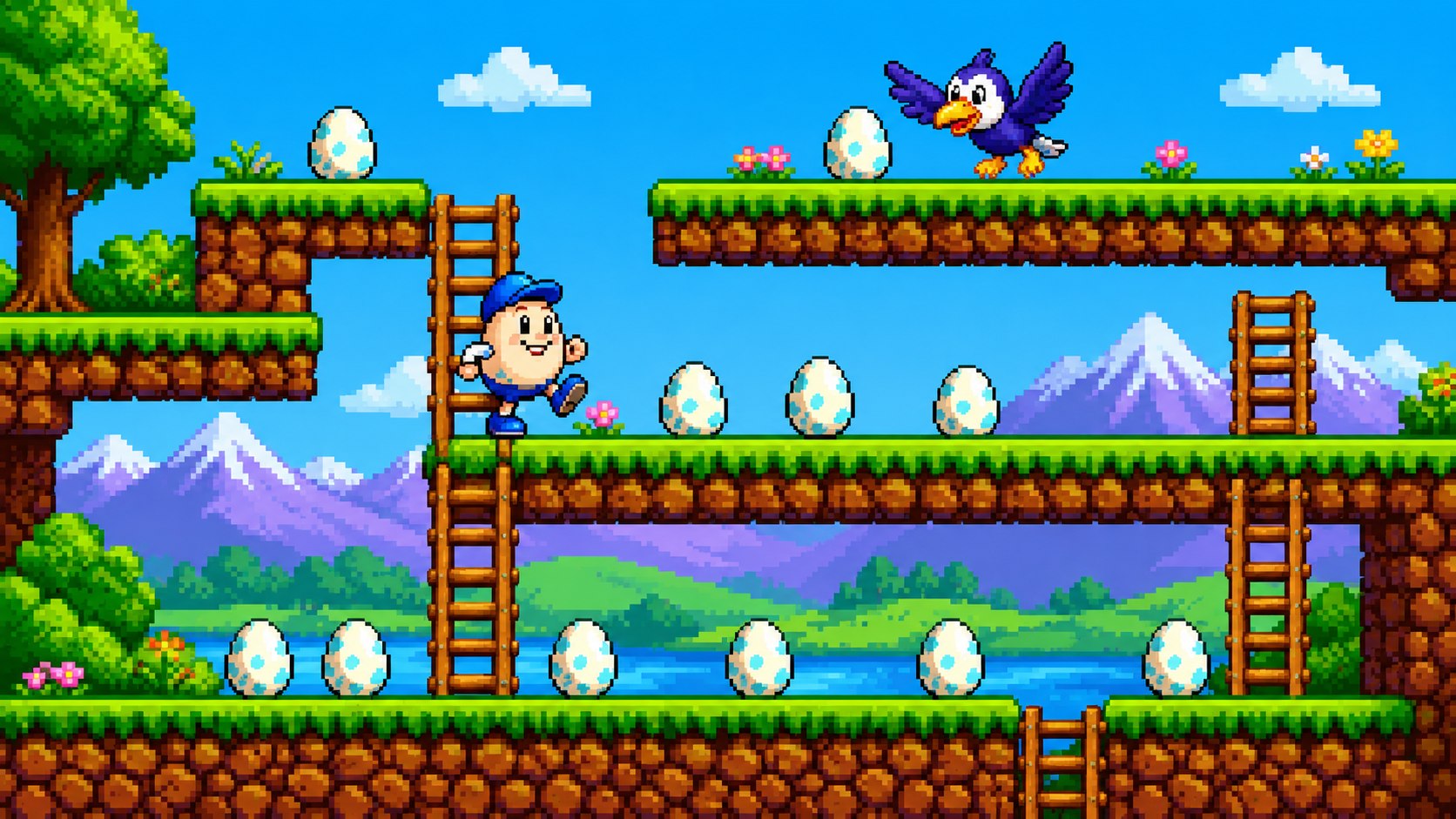 Chuckie Egg returns on iOS because retro platformers refuse to stay retired