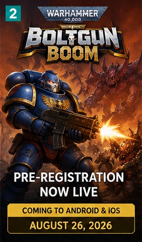 Warhammer 40,000: Boltgun Boom brings boomer-shooter chaos to mobile pre-registration
