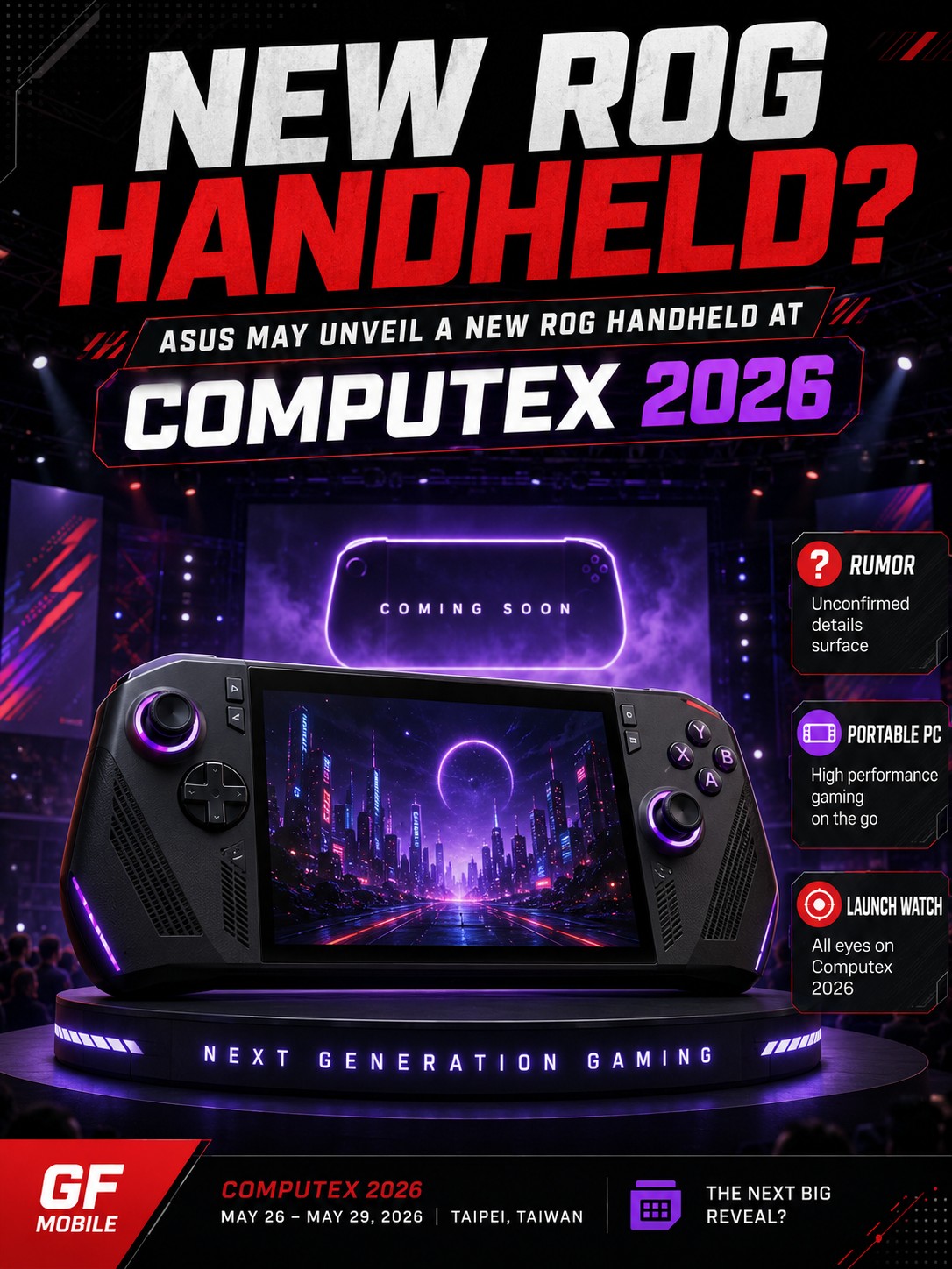 Asus may have a new ROG handheld ready for Computex 2026