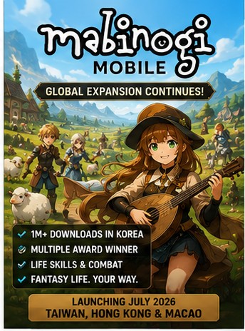 Mabinogi Mobile expands toward Taiwan as Nexon tests the road beyond Korea