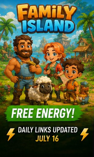 Family Island free energy links remain active