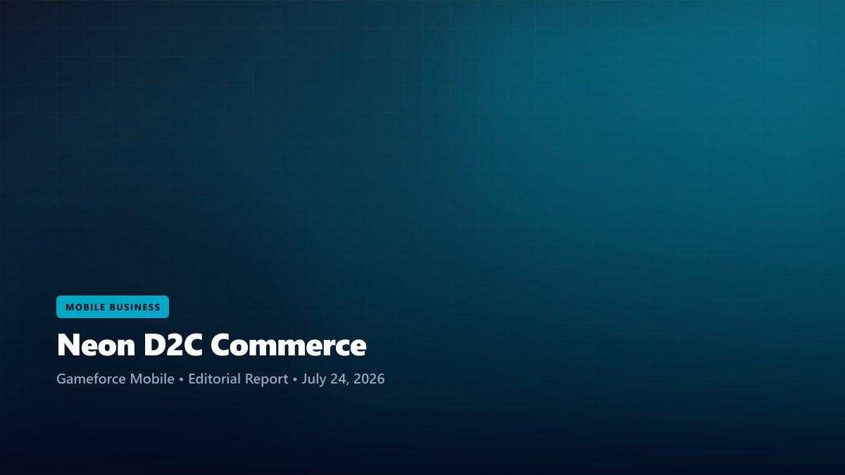Neon raises $13m for D2C game commerce