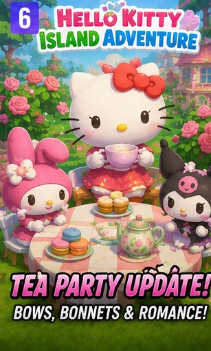 Hello Kitty Island Adventure teases tea party update