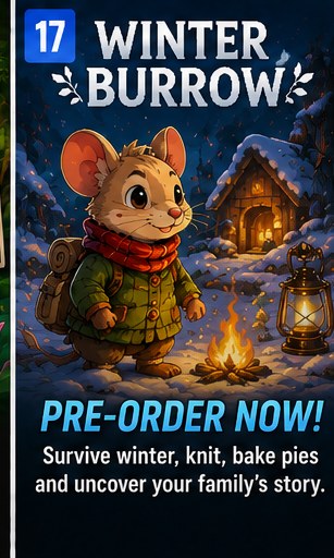 Winter Burrow opens mobile pre-orders