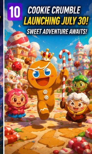CookieRun: Crumble launches July 30
