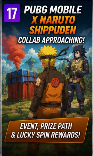 PUBG Mobile x Naruto Shippuden event approaches