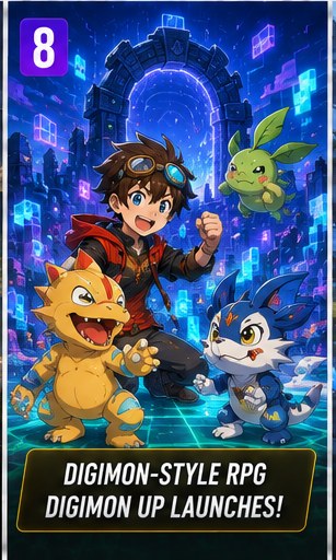 DIGIMON UP lands on the July mobile release calendar