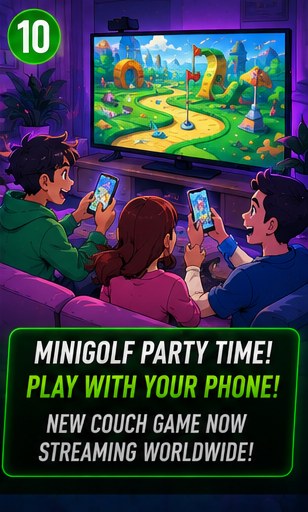 Netflix Minigolf turns phones into controllers