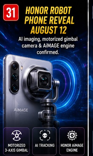 Honor Robot Phone reveal approaches