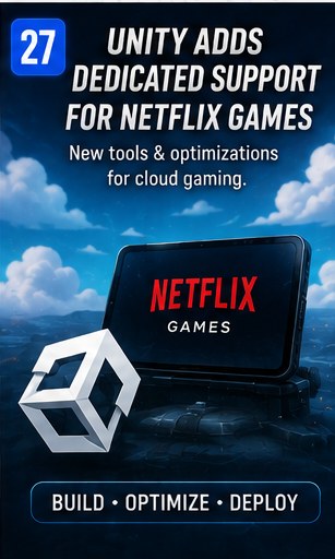 Unity adds dedicated Netflix Games support