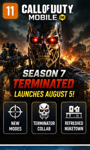 Call of Duty Mobile prepares Season 7: Terminated