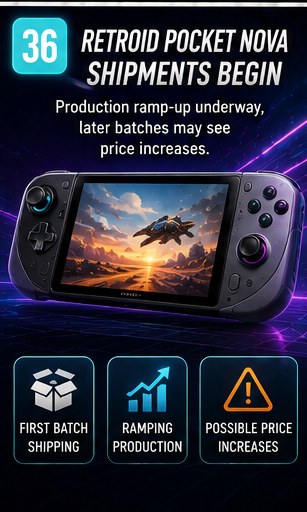 Retroid Pocket Nova shipments begin