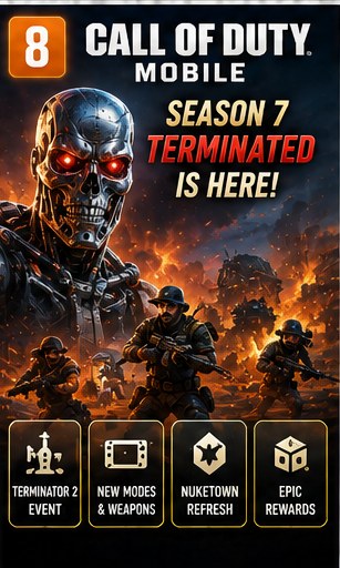 Call of Duty Mobile Season 7: Terminated launches