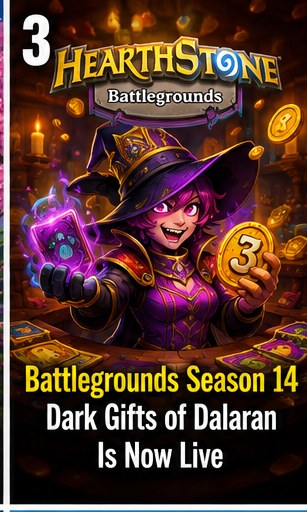 Hearthstone Battlegrounds Season 14 goes live with Dark Gifts of Dalaran