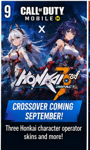 Call of Duty: Mobile and Honkai Impact 3rd announce surprise September crossover