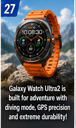 Galaxy Watch Ultra2 targets divers, hikers and endurance users at the top of Samsung's wearable range
