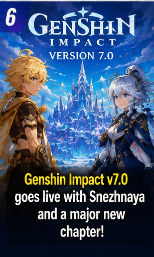 Genshin Impact Version 7.0 goes live with Snezhnaya and a major new chapter