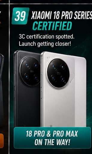 Xiaomi 18 Pro and Pro Max receive certification as next flagship launch moves closer