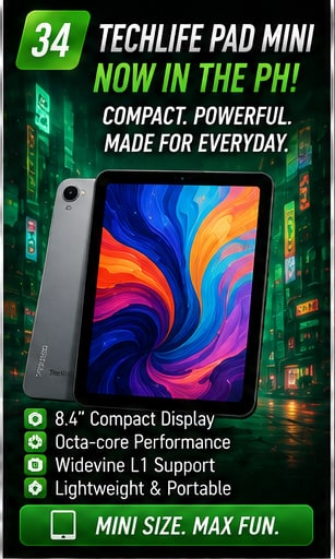 TechLife Pad Mini launches in the Philippines as compact Android tablets find another niche