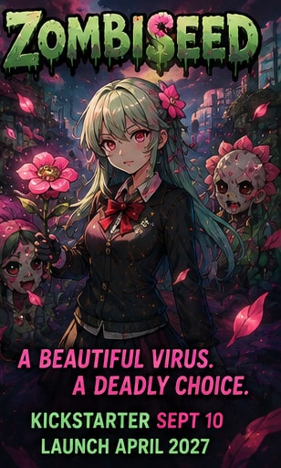 ZombiSeed mixes flower zombies, relationship drama and card-based battles