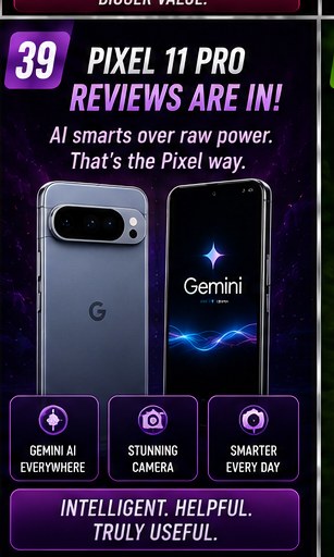 Google Pixel 11 Pro reviews put Gemini intelligence ahead of raw benchmark chasing