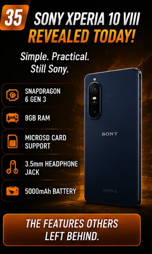 Sony Xperia 10 VIII reveal puts practicality ahead of flagship spectacle