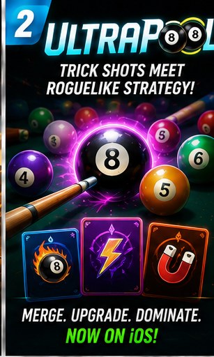 Ultrapool turns trick-shot billiards into a Balatro-style mobile roguelite