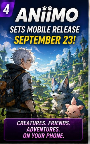 Aniimo sets September 23 mobile release after Gamescom confirms launch schedule