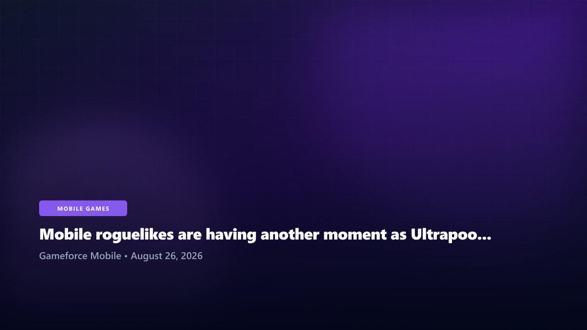 Mobile roguelikes are having another moment as Ultrapool, Guidus One and Dogpile converge