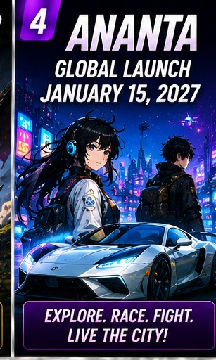 ANANTA's January 15, 2027 launch gives NetEase's urban RPG a firm mobile target