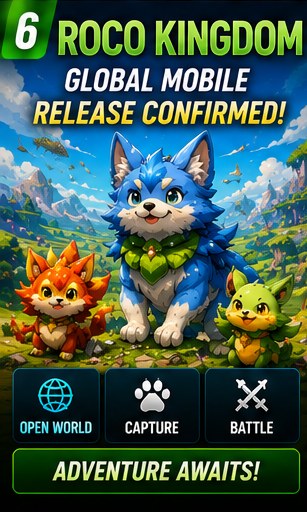 Roco Kingdom confirms global mobile release as creature-collecting race gets busier