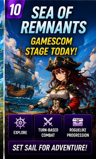 Sea of Remnants takes the Gamescom stage today as NetEase builds awareness for its mobile RPG