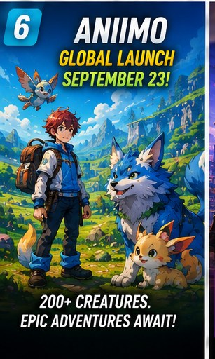 Aniimo confirms September 23 global mobile launch