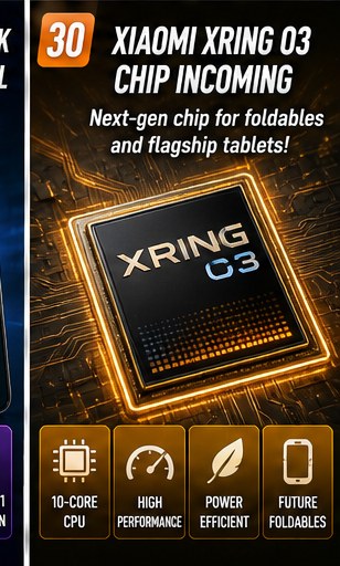 Xiaomi's next Xring chip could power its foldable and flagship tablet