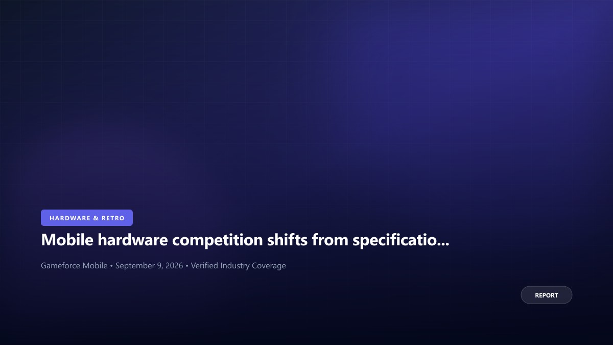 Mobile hardware competition shifts from specifications to ecosystems
