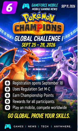 Pokémon Champions Global Challenge I gives mobile players an official competitive target