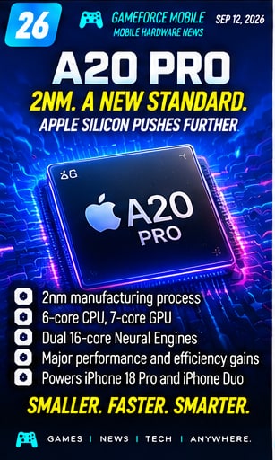 A20 Pro moves flagship smartphone chips into the 2nm era