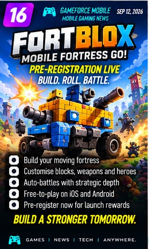 FORTBLOX: Mobile Fortress GO! prepares for late-September launch
