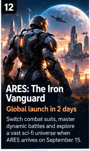 ARES: The Iron Vanguard reaches its final two-day countdown