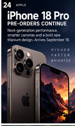 iPhone 18 Pro pre-orders enter their second full day