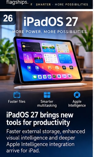 Apple rolls iPadOS 27 and watchOS 27 into the same AI transition