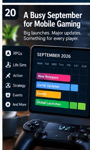 Mobile gaming's September launch calendar becomes unusually crowded