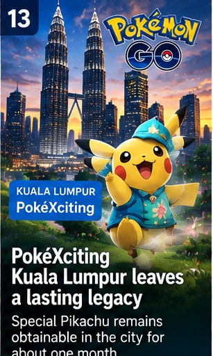 PokéXciting Kuala Lumpur leaves behind a month-long mobile collectible