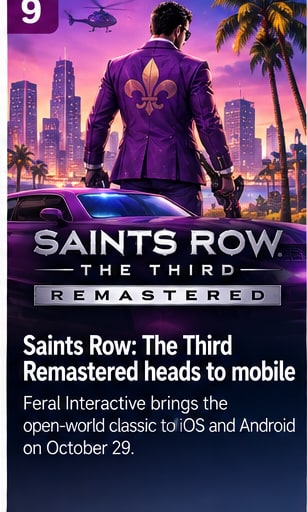 Saints Row: The Third Remastered mobile port targets October 29