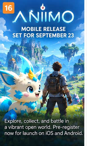 Aniimo Mobile Release Set for September 23 After PC and Console Debut
