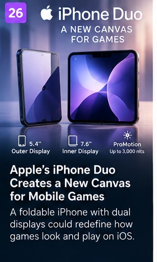 Apple's iPhone Duo Creates a New Canvas for Mobile Games