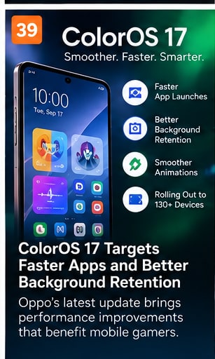 ColorOS 17 Targets Faster Apps and Better Background Retention