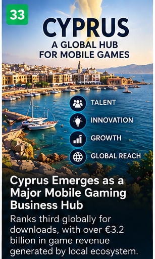 Cyprus Emerges as a Major Mobile Gaming Business Hub