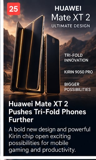 Huawei Mate XT 2 Pushes Tri-Fold Phones Further